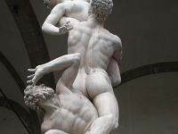 Il ratto delle Sabine di Giambologna nella Loggia dei Lanzi