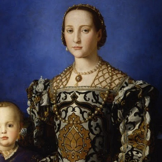 Bronzino   Eleonora di Toledo col figlio 2 part. rid