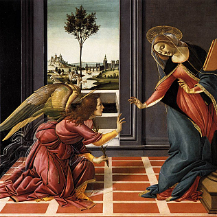 Botticelli, annunciazione di cestello 02