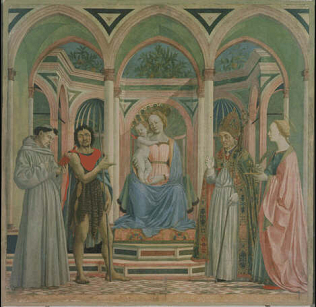 Madonna col Bambino e santi (Pala di Santa Lucia dè Magnoli